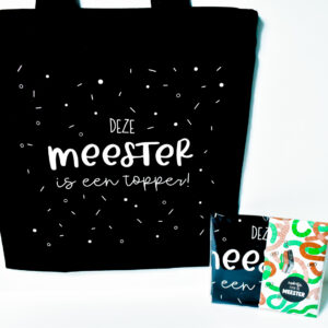 Tas - Deze meester is een topper - Boekenwurm