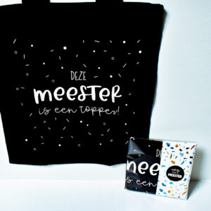 Tas - Deze meester is een topper - Terrazzo