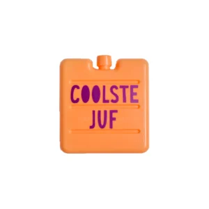 Koelelement - Coolste Juf - Peach/Paars