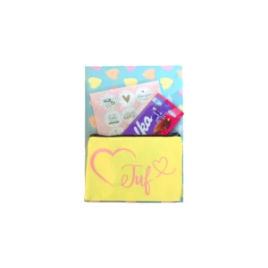 Etui/Chocolade Cadeauset - Geel - Juf