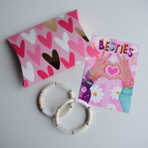 Armbandjes Besties Set 2 Beige Nude Marmer