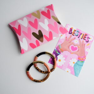 Armbandjes Besties Set 12 Bruin Goud Panterprint