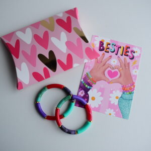 Armbandjes Besties Set 6 Rood Mint Paars