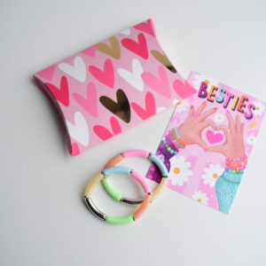 Armbandjes Besties Set 9 Pastelroze Groen Blauw