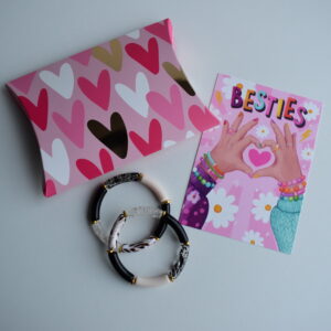 Armbandjes Besties Set 10 Zwart Wit Panterprint