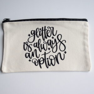 Etui - Zwart - Glitter Is Always An Option