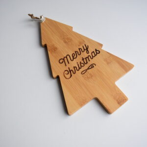 Kerstboom Borrelplankje Merry Christmas