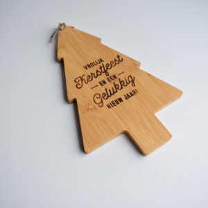 Kerstboom Borrelplankje Vrolijk Kerstfeest en een gelukkig nieuwjaar!